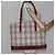 Burberry Nova Check Tote Bag aus Canvas Beige Gold Auth KD099 Golden - Ansicht 23