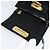 Borsa a Spalla Gancini Salvatore Ferragamo Smalto Nero Oro Auth KD105 D'oro - vista 15
