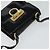 Borsa a Spalla Gancini Salvatore Ferragamo Smalto Nero Oro Auth KD105 D'oro - vista 6