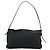 FENDI Mamma Baguette Bolsa de Hombro Nylon Negro Plata Auth ep7496 - vista 2