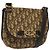 Borsa a spalla in tela Trotter Christian Dior marrone oro Auth BD172 D'oro