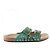 Claris Virot Grüne Sandalen