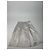 Vintage Courreges Paris Perlenrock 38/M Silber - Ansicht 7