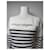Vintage Courreges Paris gestreifter Pullover Weiß/Marine EU36/S - Ansicht 12