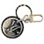 Louis Vuitton Key Ring Holder Bag Charm Black Silvery Metal  ref.2089163