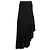 Falda midi asimétrica Max Mara en viscosa negra Negro