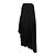 Falda midi asimétrica Max Mara en viscosa negra Negro - vista 7