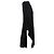 Falda midi asimétrica Max Mara en viscosa negra Negro - vista 8