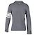 Thom Browne 4-Bar Strickblazer aus grauer Wolle - Ansicht 3