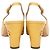Timeless Chanel CC Slingback Pumps aus gelbem Lackleder - Ansicht 3