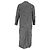 Off White Off-White Herringbone Midi Coat in Grey Wool - view 3