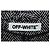 Off White Off-White Herringbone Midi Coat in Grey Wool - view 9