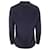 Iris & Ink V-Ausschnitt Rippstrickpullover aus marineblauem Kaschmir - Ansicht 3