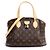 Bolso de Hombro Monogram Rivoli PM de Louis Vuitton Castaño