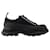 Tread  Slick Sneakers - Alexander McQueen - Canvas - Black Cloth  ref.2089670