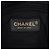 Chanel Mini Rectangulaire Noir Chevron en Agneau avec Chaîne autour du Rabat - vue 5
