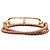 Bracciale Double Tour Roulis in Swift Marrone Hermès - vista 3