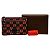 Pochette Loewe Anagram Nera e Arancione in Pelle Nero - vista 9