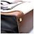 Borsa Céline Luggage Mini in pelle bianca e marrone scuro Bianco - vista 5
