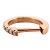 NOVE MONO ORECCHINO VANRYCKE MINI CREOLE T XS ORO ROSA 18K DIAMANTI - vista 3