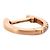 NOVE MONO ORECCHINO VANRYCKE MINI CREOLE T XS ORO ROSA 18K DIAMANTI - vista 4