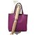 Hermès BAG TOTE HERMES DOUBLE SENS 36 IN PELLE CLEMENCE MARRONE E VIOLA - vista 6