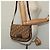 Borsa a spalla in tela Trotter Christian Dior marrone oro Auth KD090 D'oro - vista 20