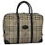 Autre Marque Burberrys Nova Check Aktentasche aus PVC-Leder grau Auth 115156