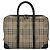 Autre Marque Burberrys Nova Check Aktentasche aus PVC-Leder grau Auth 115156 - Ansicht 2