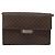 Céline Borsa a spalla in tela Macadam CELINE PVC oro marrone Auth 115119 D'oro - vista 13