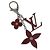 LOUIS VUITTON Epi Bijusac Fleur Deux Charm metallo Rosso M65224 LV Auth EC029