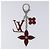 LOUIS VUITTON Epi Bijusac Fleur Deux Charm metallo Rosso M65224 LV Auth EC029 - vista 3