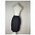 Gonna in lana vintage Dior grigia 38/M Nero - vista 3