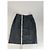 Gonna in lana vintage Dior grigia 38/M Nero - vista 7