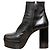 Botas de plataforma Miu Miu Negro - vista 6
