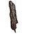 Vestido midi de leopardo Paco Rabanne x H&M Castaño Negro - vista 4
