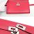 Hermès Cartera Larga con Solapa Hermes Kelly Porte Valeur Rosa - vista 4