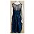 Vera Wang Vestido de brocado con cuello ilusión Negro Turquesa - vista 5