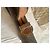 Vintage leather and canvas Louis Vuitton briefcase Brown - view 10