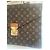 Vintage leather and canvas Louis Vuitton briefcase Brown - view 4