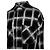 Camicia oversize a quadri glitter Amiri - '10s Nero - vista 5
