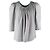 Top decorato con perline Blumarine - anni '10 Grigio