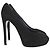 Rene Caovilla Pumps con plateau René Caovilla in suede nero