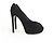 Rene Caovilla Pumps con plateau René Caovilla in suede nero - vista 9
