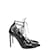 Saint Laurent Thorn Lace Up Pointed Toe Pumps in Black Leather   ref.2091931