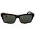 Saint Laurent Tortoiseshell Rectangular Sunglasses in Brown Acetate