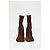Stivaletti Dries Van Noten 65 in suede marrone - vista 10