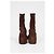 Stivaletti Dries Van Noten 65 in suede marrone - vista 11