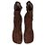 Stivaletti Dries Van Noten 65 in suede marrone - vista 5