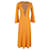 Autre Marque Dodo Bar Or Junna Ring-Embellished Cutout Ribbed-Knit Maxi Dress In Yellow Viscose Cellulose fibre  ref.2092056